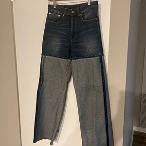 MM6 Maison Margiela Inside Out Jeans